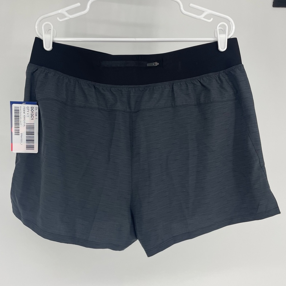 ASICS NWT WOMEN’S KNIT GRAY ATHLETIC SHORTS EXTRA LARGE LINED - Picture 2 of 5
